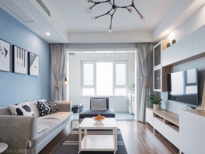 天府万科城-115㎡-现代风效果图