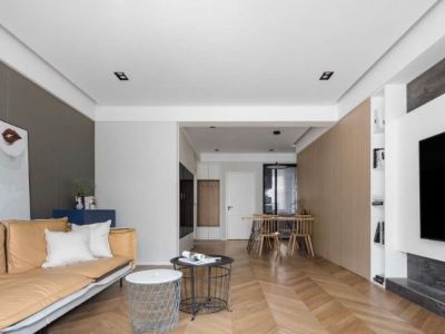 万科公园传奇-130㎡-现代风效果图