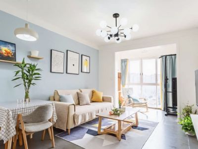 光谷云著-80㎡-北欧风效果图