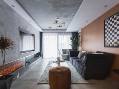 紫泉流溪湾-180㎡-现代风效果图