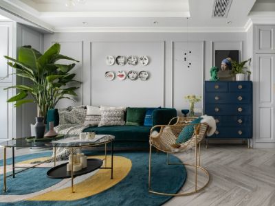 世纪绿洲-110㎡-欧式风效果图