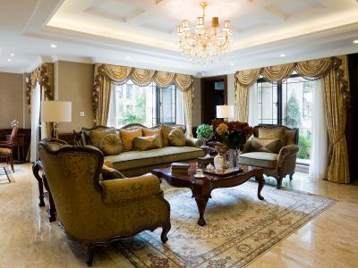 东方夏湾拿花园-280㎡-欧式风效果图