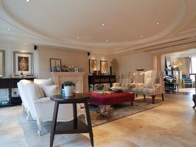 华发中央公园-269㎡-美式风效果图