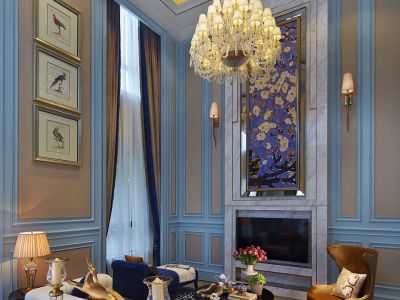 广州院子-300㎡-新古典风效果图