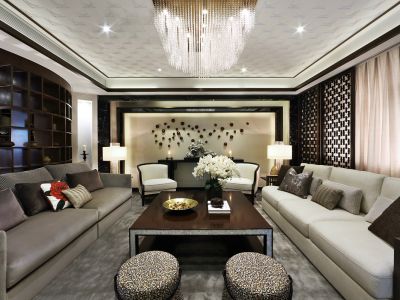 珠江东境-284㎡-中式风效果图