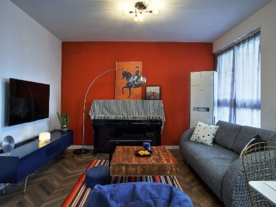 信和御龙山-109㎡-现代风效果图