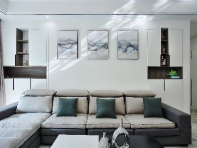 长城半岛城邦-140㎡-现代风效果图