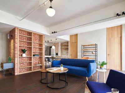 果壳里的城-79㎡-混搭风效果图