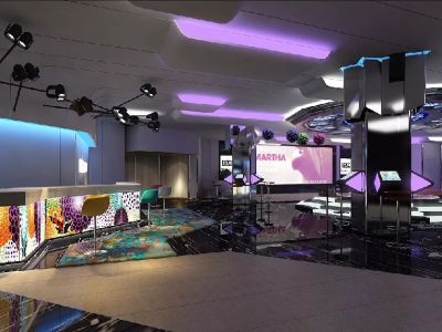 KTV-850㎡-现代风效果图