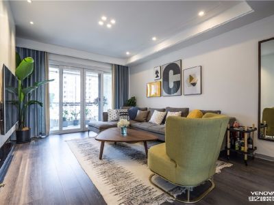 九龙仓御园-120㎡-现代风效果图