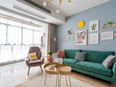 首创天禧-90㎡-北欧风效果图