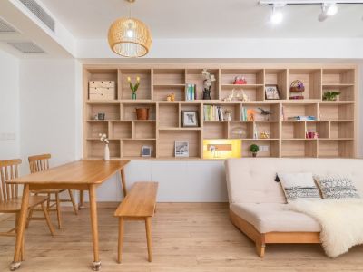 万科公园传奇-80㎡-日式风效果图