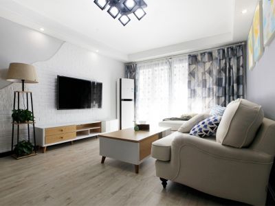 光明蓉府-115㎡-现代风效果图