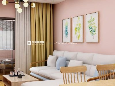 未来方舟-102㎡-北欧风效果图