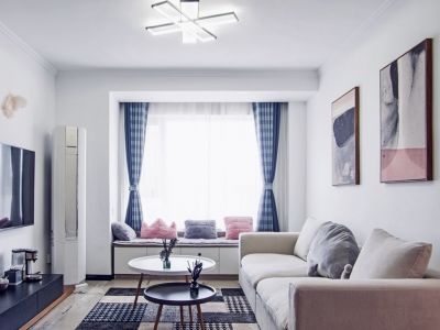 滨江彼岸-72㎡-北欧风效果图