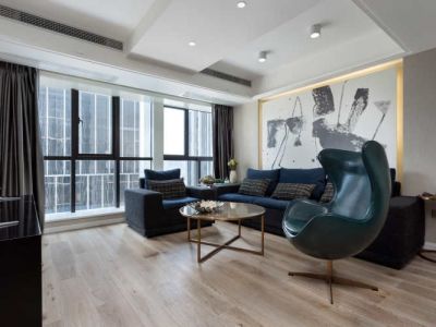 百悦城-75㎡-现代风效果图