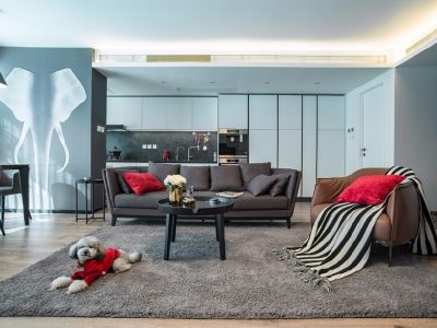 金河谷-120㎡-现代风效果图