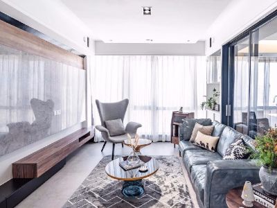 佳乐国际城-105㎡-现代风效果图