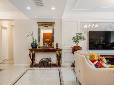 蓝光金双楠-160㎡-混搭风效果图