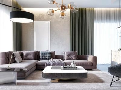 碧桂园·云顶壹品-115㎡-现代风效果图