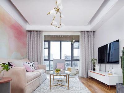 碧桂园·印象花溪-93㎡-混搭风效果图