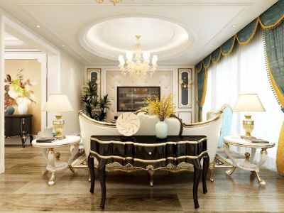 贵阳远洋风景-158㎡-欧式风效果图