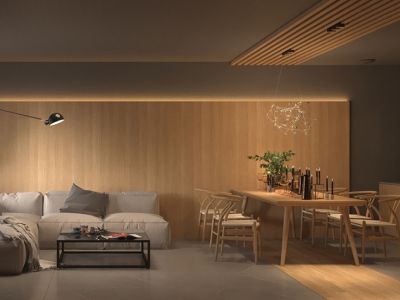 万科麓山-105㎡-简约风效果图