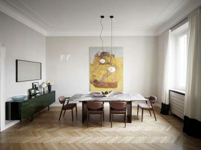 中建华府-107㎡-简约风效果图