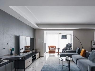 阳光·凤栖澜湾-136㎡-现代风效果图