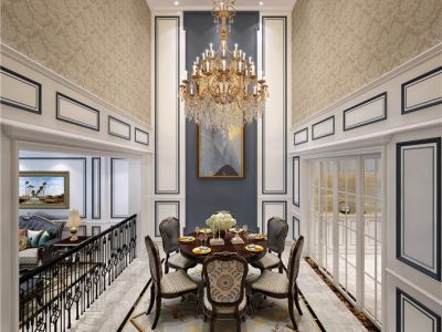 景枫你山-350㎡-欧式风效果图