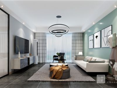 澳丽嘉园-136㎡-现代风效果图