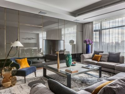 春晖国际城-100㎡-现代风效果图