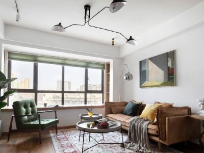 橡树公园-119㎡-北欧风效果图