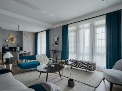 叠彩园-138㎡-现代风效果图