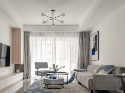 万科金色城市-120㎡-现代风效果图