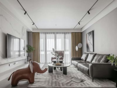 世纪锦苑-125㎡-现代风效果图