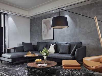 时光俊园-135㎡-现代风效果图