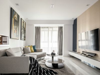 塔子山壹号-89㎡-现代风效果图