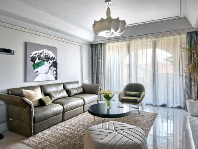 瑞升橡树林华府-155㎡-现代风效果图