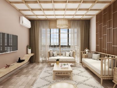 金纺小区-106㎡-绚丽风效果图