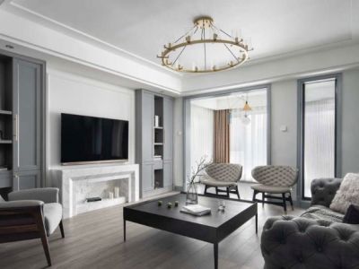 长居花苑-110㎡-现代风效果图