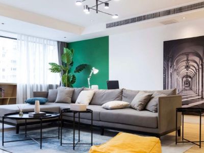 银木佳苑-98㎡-现代风效果图