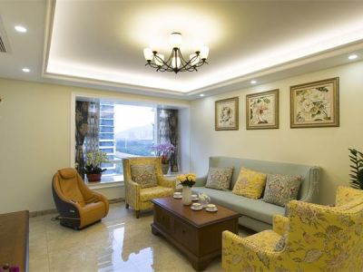 嘉禾福苑-117㎡-美式风效果图