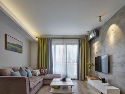 凯丽滨江-117㎡-现代风效果图