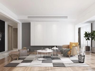 龙湖时代天街-140㎡-现代风效果图