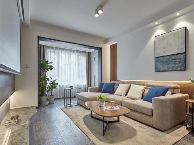 融创都会中心-126㎡-简约风效果图