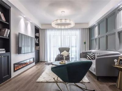 同盛苑-123㎡-北欧风效果图