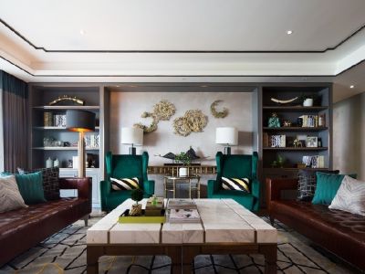 伟东湖山美地-126㎡-欧式风效果图