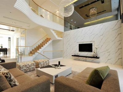 桃花源别墅-227㎡-现代风效果图