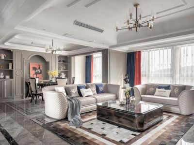 蓝山美树-240㎡-欧式风效果图